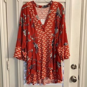 NWT Free People Bohemian Mini Dress Size XS